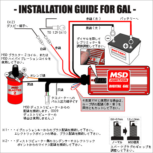 FLAT4 ONLINE SHOP / MSD DIGITAL 6AL イグニッションコントロール