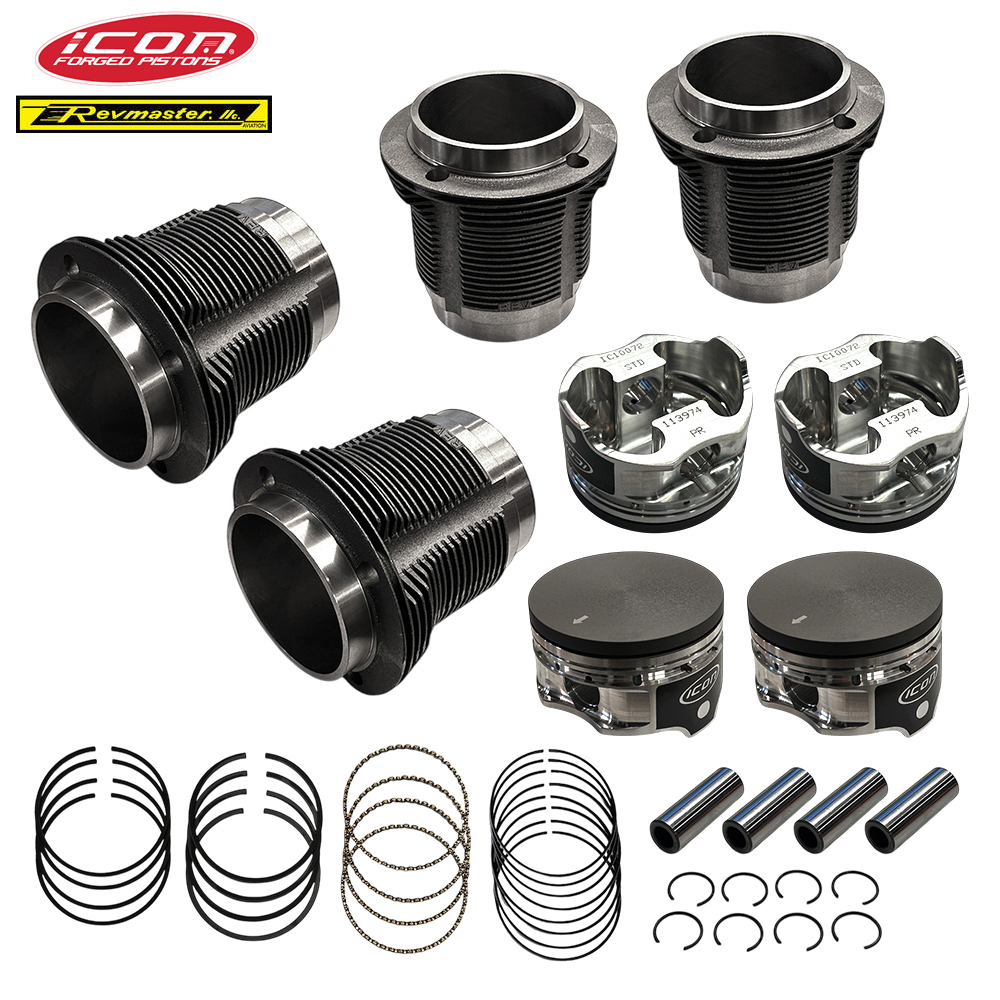 Suzuki LT80 Quadsport Complete Top End Rebuild Kit - Cylinder, Piston, Gaskets